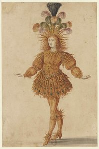 Lodewijk XIV als Apollo in het ballet Ballet de la Nuit, 1653