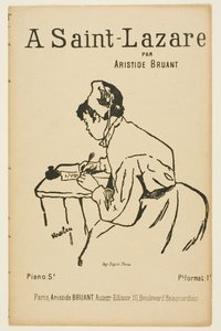 À Saint-Lazare door Henri de Toulouse-Lautrec