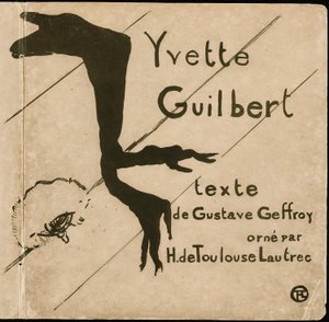 Albumhoes voor Yvette Guilbert door Henri de Toulouse Lautrec