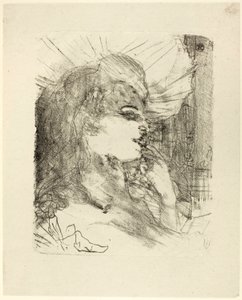 Anna Held, uit Treize Lithographies door Henri de Toulouse-Lautrec