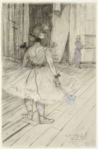 In het circus: In de coulissen door Henri de Toulouse Lautrec