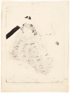 Op het concert door Henri de Toulouse-Lautrec