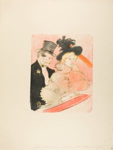 Op het Concert door Henri de Toulouse-Lautrec