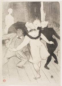 Bij de Folies-Bergère: De Bescheidenheid van Monsieur Prudhomme door Henri de Toulouse-Lautrec