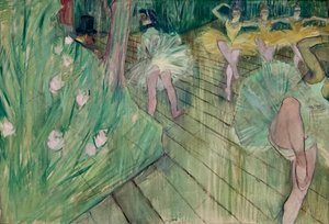 Balletscène door Henri de Toulouse Lautrec