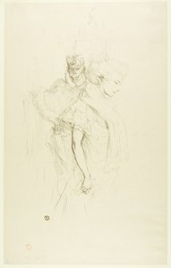 Blanche en Noire door Henri de Toulouse-Lautrec