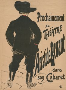 Bruant au Mirliton door Henri de Toulouse-Lautrec