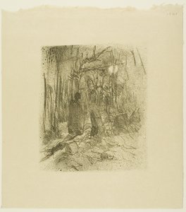 Busk Begraafplaats, uit Au Pied du Sinaï door Henri de Toulouse-Lautrec