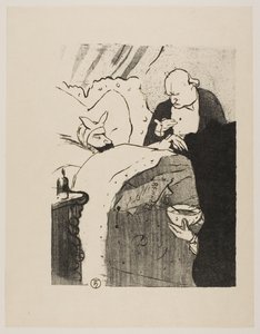 Carnot is Ziek! door Henri de Toulouse-Lautrec
