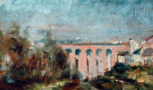 Castelviel-viaduct in Albi door Henri de Toulouse Lautrec