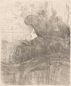 Cléo de Mérode door Henri de Toulouse-Lautrec