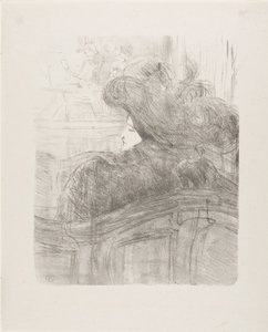 Cléo de Mérode, uit Treize Lithographies door Henri de Toulouse-Lautrec