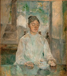 Comtesse Adele-Zoe de Toulouse-Lautrec, de moeder van de kunstenaar ... (olieverf op doek)