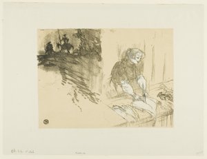 Omslag voor Les Courtes Joies door Henri de Toulouse-Lautrec
