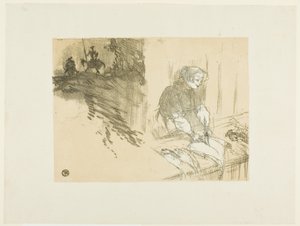 Omslag voor Les Courtes Joies door Henri de Toulouse-Lautrec