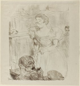 Di ti Fellow, Engelse Zanger in een Café-Concert door Henri de Toulouse-Lautrec