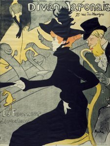 Divan Japonais door Henri de Toulouse-Lautrec