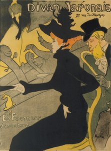 Divan Japonais door Henri de Toulouse Lautrec