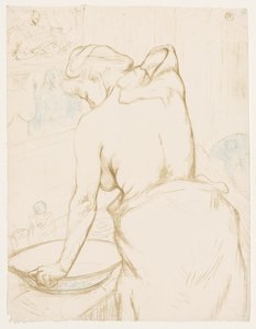 Elles: De Toilet door Henri de Toulouse-Lautrec