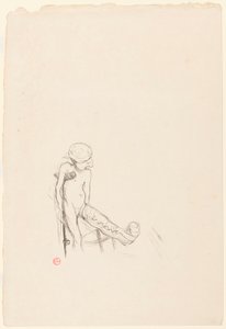 Eros Geweend door Henri de Toulouse-Lautrec