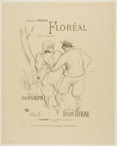 Floréal, uit Mélodies de Désiré Dihau door Henri de Toulouse-Lautrec