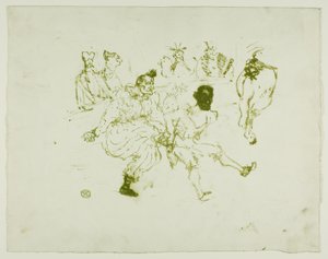 Footit en chocolade door Henri de Toulouse-Lautrec