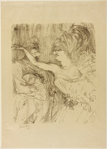 Guy en Mealy, in "Parijs die Loopt" door Henri de Toulouse-Lautrec