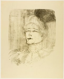 Jeanne Granier, uit Treize Lithographies door Henri de Toulouse-Lautrec