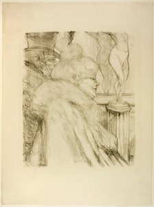 Het Theater Verlaten door Henri de Toulouse-Lautrec