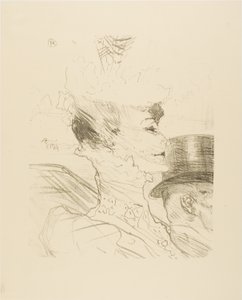 Louise Balthy, uit Treize Lithographies door Henri de Toulouse-Lautrec