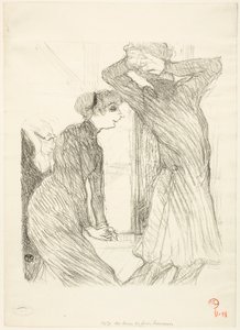 Lugné-Poé en Bady, in "Au-Dessus des Forces Humaines" door Henri de Toulouse-Lautrec