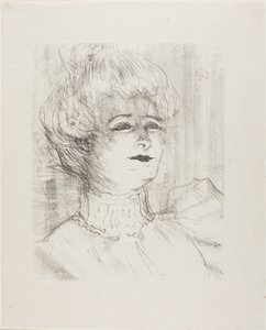 Marie-Louise Marsy, van Treize Lithografieën door Henri de Toulouse-Lautrec
