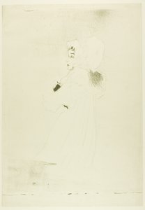 Miss May Belfort door Henri de Toulouse-Lautrec