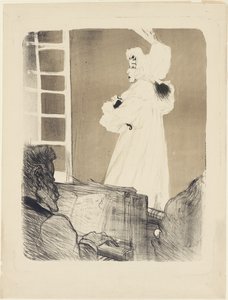 Miss May Belfort (grote plaat) door Henri de Toulouse-Lautrec