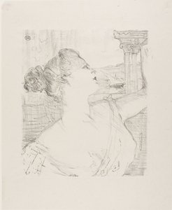 Sybil Sanderson, van Treize Lithografieën door Henri de Toulouse-Lautrec