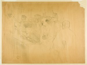Het Arton-proces (derde plaat) door Henri de Toulouse-Lautrec