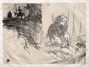De korte vreugden: Omslag door Henri de Toulouse-Lautrec
