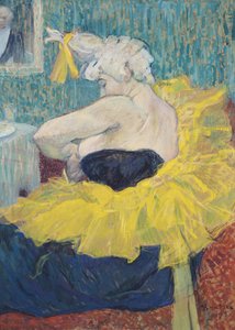 De clownes Cha-U-Kao in een tutu door Henri de Toulouse Lautrec