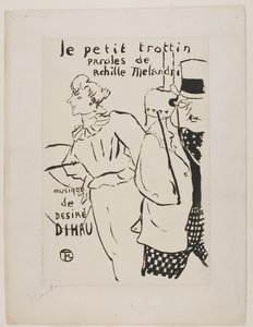 Het kleine boodschappenmeisje door Henri de Toulouse-Lautrec