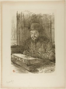 De Meestergraveur, Adolphe Albert door Henri de Toulouse-Lautrec