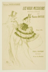 De oude heren door Henri de Toulouse-Lautrec