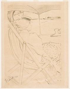 De passagier van 54 door Henri de Toulouse-Lautrec