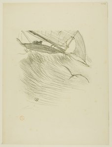 De Zeezwaluwen, uit Mélodies de Désiré Dihau door Henri de Toulouse-Lautrec