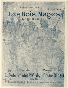 De drie wijzen door Henri de Toulouse-Lautrec