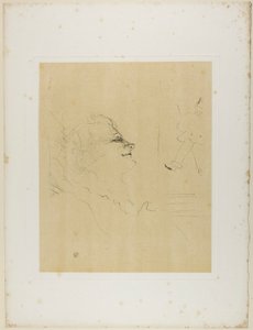 Yvette Guilbert—Pessima, uit Yvette Guilbert door Henri de Toulouse-Lautrec