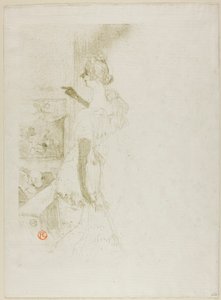 Yvette Guilbert door Henri de Toulouse-Lautrec
