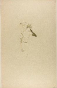 Yvette Guilbert, in Colombine à Pierrot door Henri de Toulouse-Lautrec