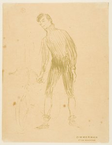 Zimmerman en Zijn Machine door Henri de Toulouse-Lautrec