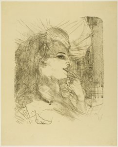 Anna Held, uit Treize Lithographies door Henri de Toulouse Lautrec