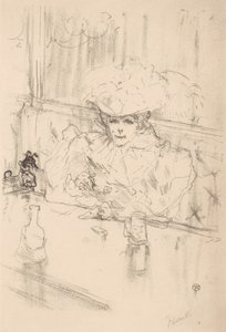 Bij de Brasserie Hanneton, 1898 door Henri de Toulouse Lautrec